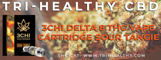 S1E119 3Chi Delta 8 THC Vape Cartridge Sour Tangie