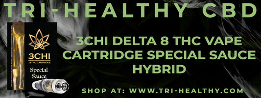 S1E95 3Chi Delta 8 THC Vape Cartridge Special Sauce Hybrid