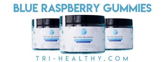 Creating Better Days Delta 8 Blue Raspberry Gummies!