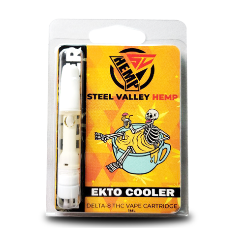 Delta 8 THC Vape Cart Hybrid: Ekto Cooler by Steel Valley Hemp