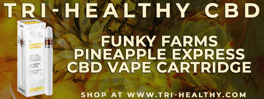 S1E92 Funky Farms Pineapple Express CBD Vape Cartridge
