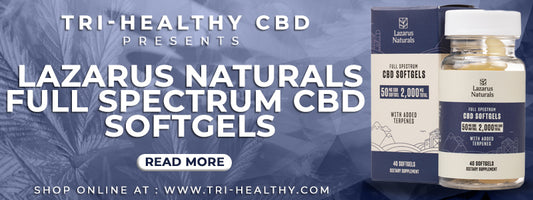 Lazarus Naturals Full Spectrum CBD Softgels
