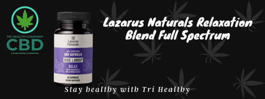 Lazarus Naturals CBD Relax Capsules - Calm and Unwind