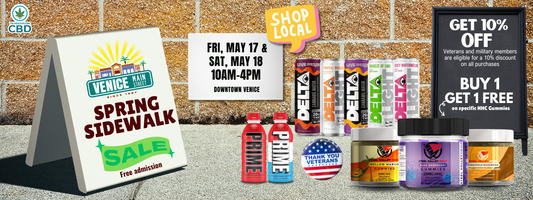 Tri-Healthy CBD at Venice's Spring Sidewalk Sale: Great Deals and More!