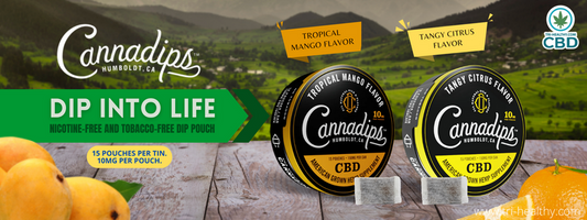 These pouches taste amazing - Mango and Citrus Cannadips