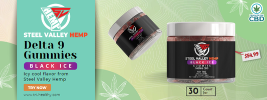 Steel Valley Hemp Delta 9 THC Black Ice Gummies are Here