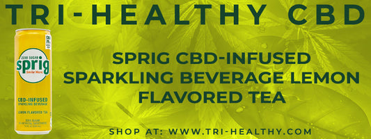 S1E144 Sprig CBD-Infused Sparkling Beverage Lemon Flavored Tea