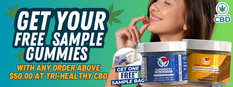 Celebrate Free Gummies at Tri-Healthy CBD