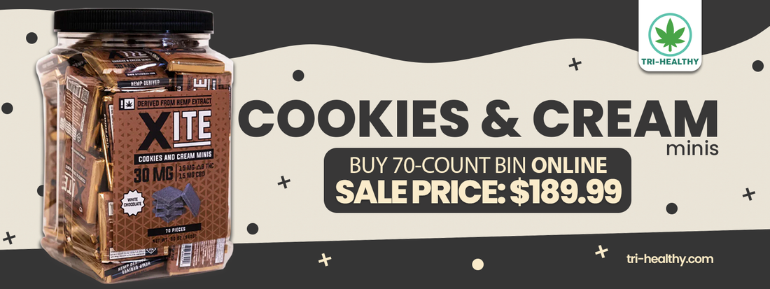 Indulge in XITE D9 Cookies & Cream Minis: A Perfect Blend of Flavor and Relaxation