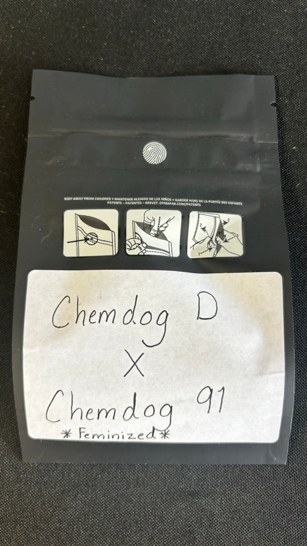Novelty Hemp Seeds-Chemdog D x Chemdog 91