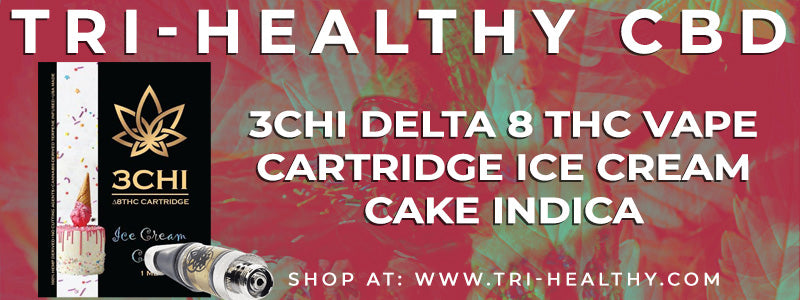 S1E101 3Chi Delta 8 THC Vape Cartridge Ice Cream Cake Indica Review