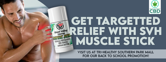 Back to School Promotions at Southern Park Mall: Discover the Tri-Healthy CBD Back to School Muscle Stick Promotion!