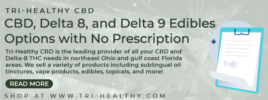 CBD, Delta 8, and Delta 9 Edibles Options with No Prescription