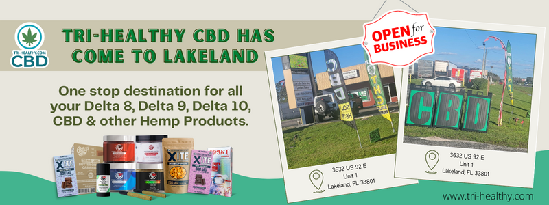 CBD and Delta 8 THC Shop in Lakeland Florida Now Open