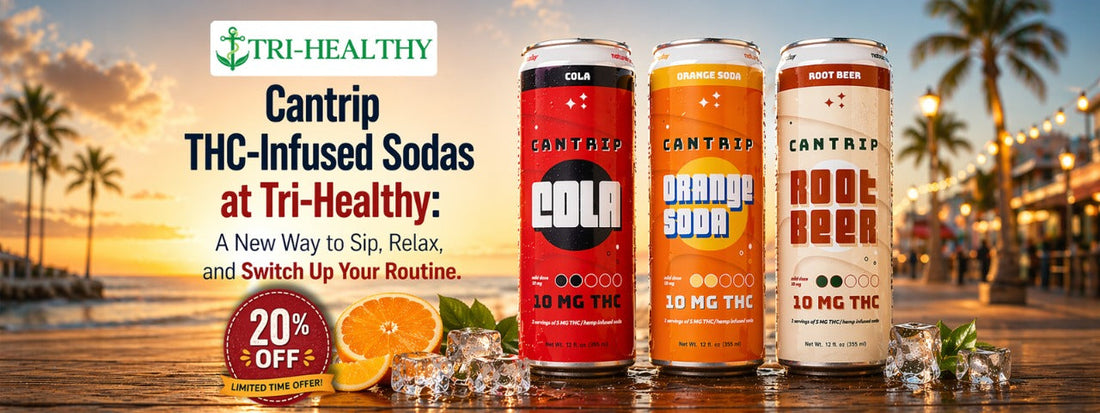 Cantrip Infused Sodas on Sale at Tri-Healthy