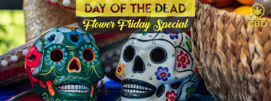 Tri-Healthy CBD is celebrating Day of the Dead with Flower Friday