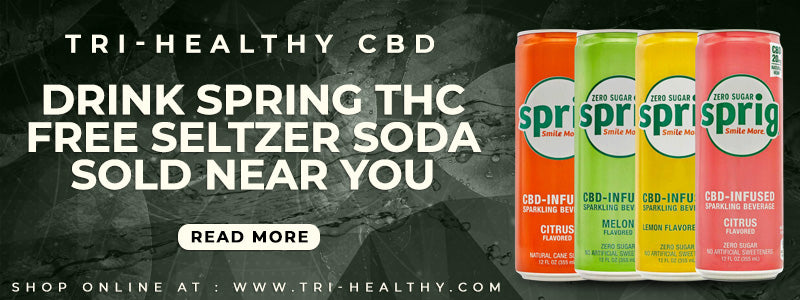 Drink Spring THC Free Seltzer Soda Sold Near You