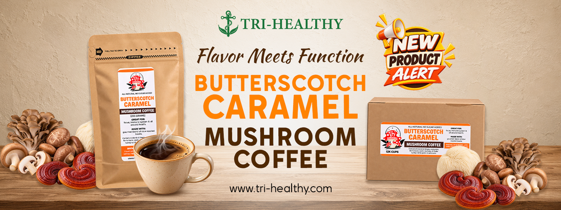 Butterscotch Caramel Mushroom Coffee: Flavor Meets Function
