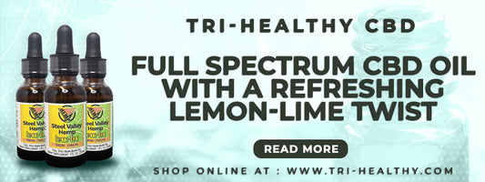 Full Spectrum CBD Oil with a Refreshing Lemon-Lime Twist