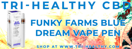 S1E90 Funky Farms Blue Dream CBD Vape Cartridge