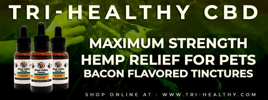 Maximum Strength Hemp Relief for Pets - Bacon Flavored Tinctures