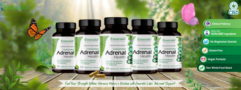 Fuel Your Strength Within: Harness Nature's Wisdom with Emerald Labs' Adrenal Support
