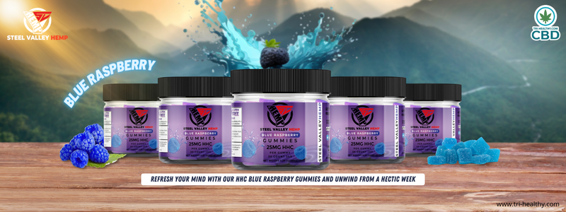 Refresh Your Mind with our HHC Blue Raspberry Gummies and Unwind from a Hectic Week