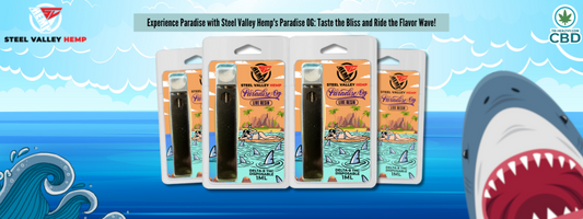 Experience Paradise with Steel Valley Hemp's Paradise OG: Taste the Bliss and Ride the Flavor Wave!