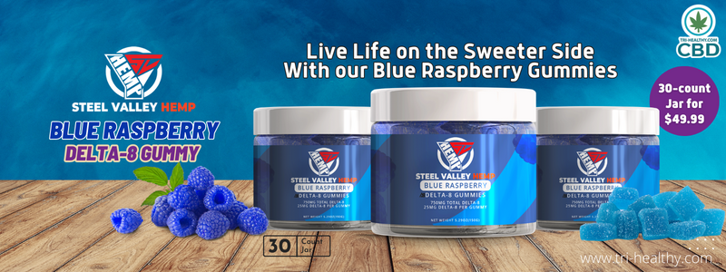 Live Life on the Sweeter Side With our Blue Raspberry Gummies