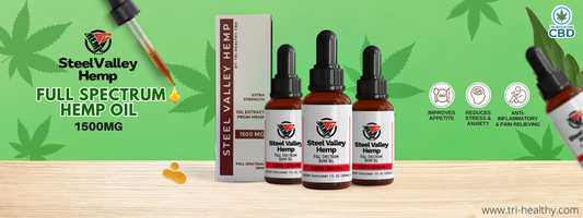 Unlock Nature's Secret to a Balanced Mind and Body with Steel Valley Hemp's 1500MG Tincture Oil