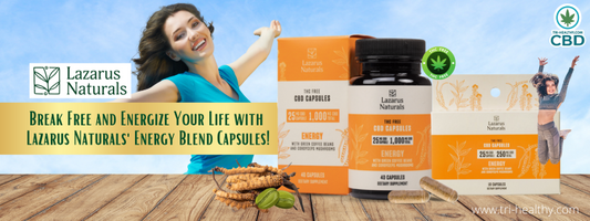 Break Free and Energize Your Life with Lazarus Naturals' Energy Blend Capsules!