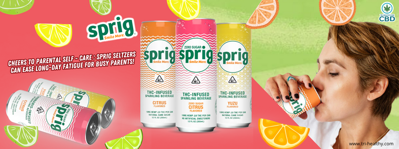 Cheers to Parental Self-Care: Sprig Seltzers Can Ease Long-Day Fatigue for Busy Parents!
