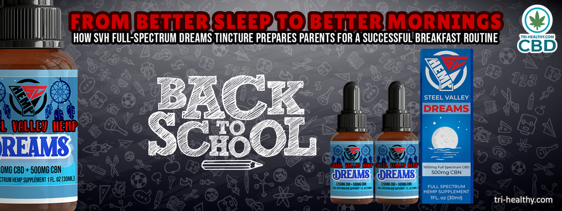 From Better Sleep to Better Mornings: How SVH Full-Spectrum Dreams Tincture Prepares Parents for a Successful Breakfast Routine