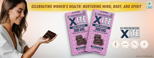 Celebrating Women's Health and Wellness: Nurturing Mind, Body, and Spirit with Patsy's Xite Delta 9 THC Ratio Dark Chocolate Bar