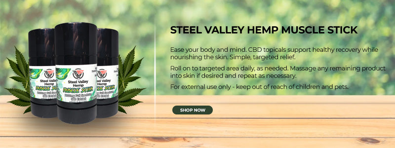 Steel Valley Muscle Stick CBD Topical