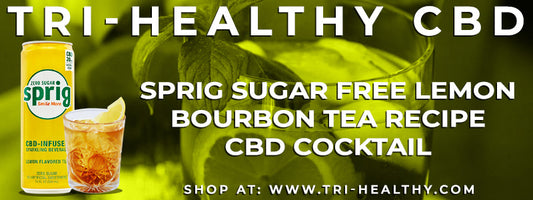 S1E158 Sprig Sugar Free Lemon Bourbon Tea Recipe - CBD Cocktail