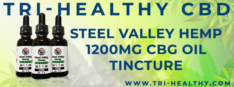 S1E40 Steel Valley Hemp 1200mg CBG Oil Tincture