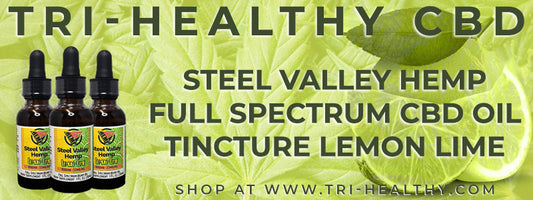 S1E163 Steel Valley Hemp Full Spectrum CBD Oil Tincture 1000mg Lemon-Lime Review