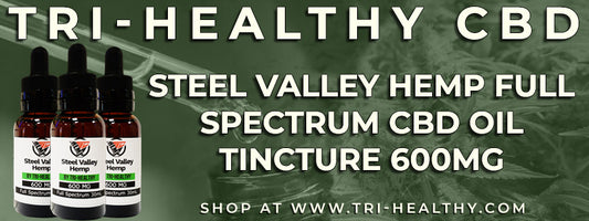S1E160 Steel Valley Hemp Full Spectrum CBD Oil Tincture 600mg
