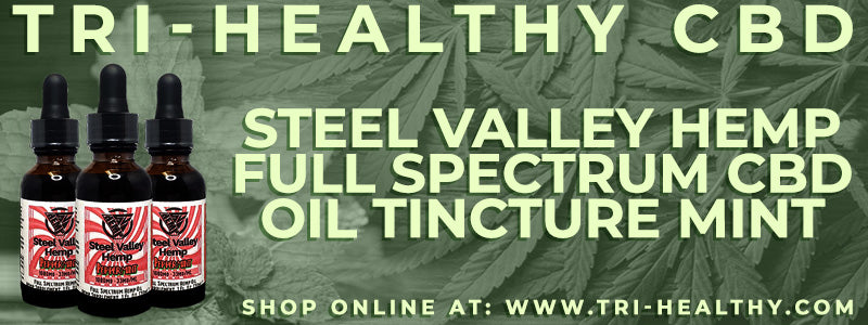 S1E131 Steel Valley Hemp Full Spectrum CBD Oil Tincture Min