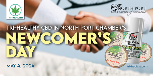 Tri-Healthy CBD in North Port's Chambers Newcomers Day May 2024
