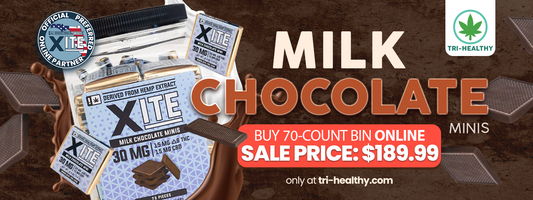 Satisfy Your Sweet Tooth with XITE Delta-9 THC Milk Chocolate Minis at Tri-Healthy