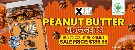 XITE D9 Peanut Butter Nuggets: Sweet, Nutty Goodness with Delta-9 THC