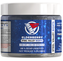 Load image into Gallery viewer, SVH Nights CBD / CBN Elderberry Sleep Gummy
