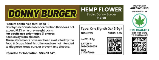 THCA Flower Hybrid - Donny Burger