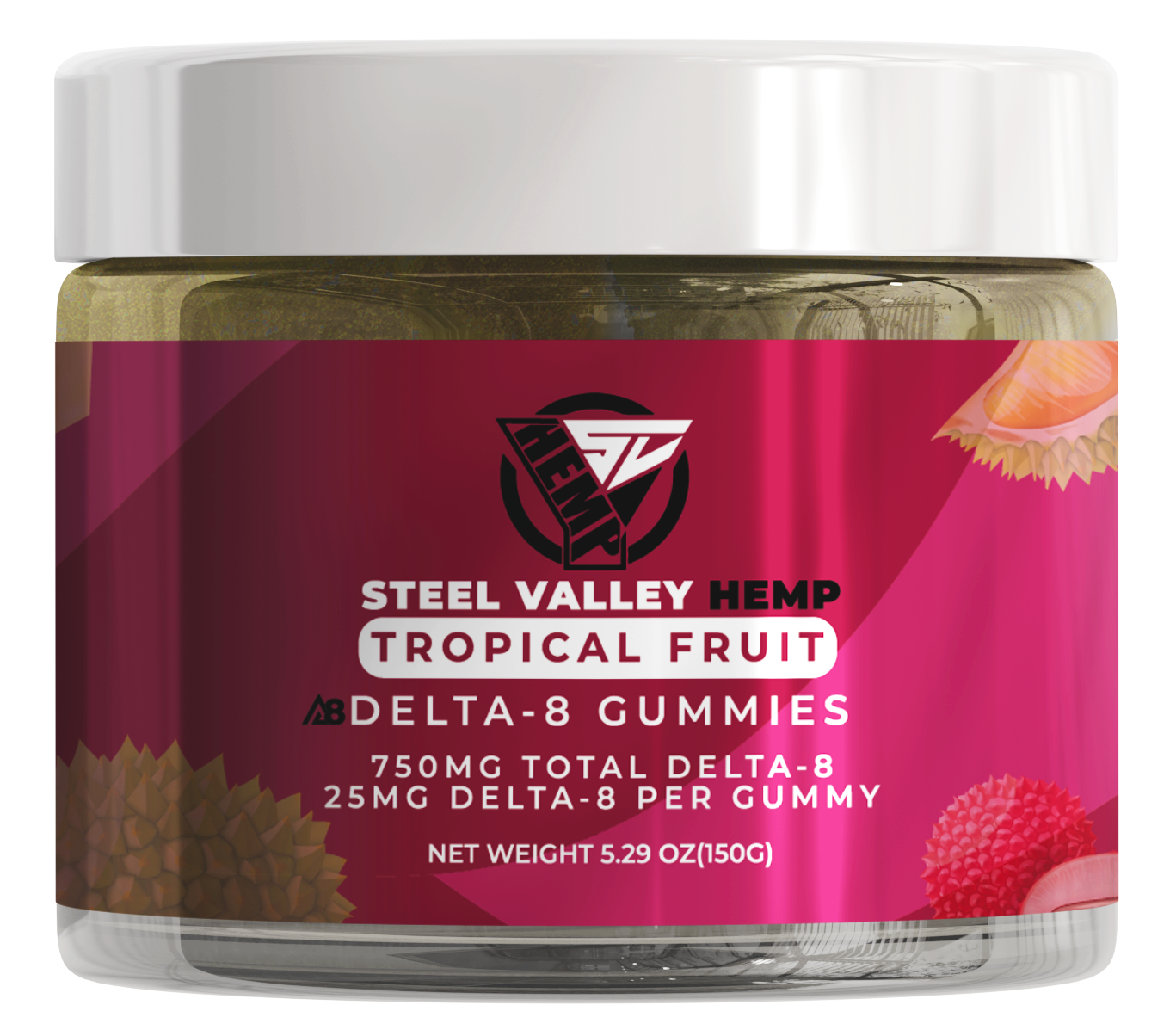 SVH Delta-8 THC Tropical Fruit Gummy