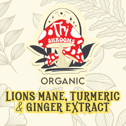 Tri-Shrooms- Lions Mane, Turmeric & Ginger Extract