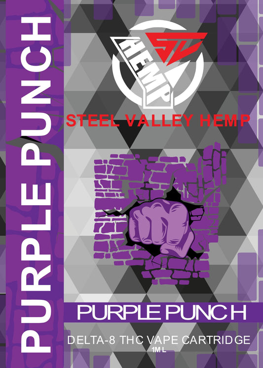 SVH Vape Delta 8 THC Cartridge Indica Purple Punch