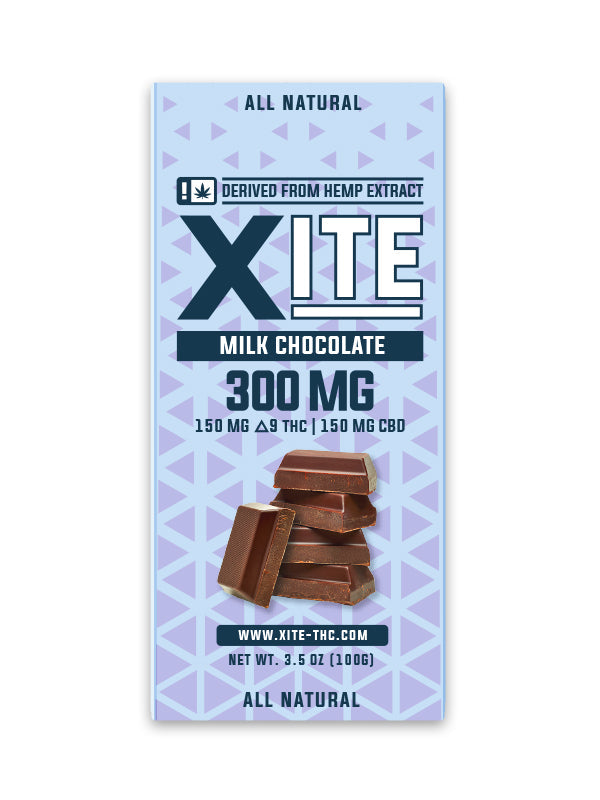 Patsy's Xite Delta 9 THC Ratio Milk Chocolate Bar